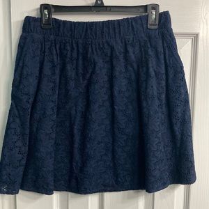Navy Eyelet skirt size medium The Webster for Target